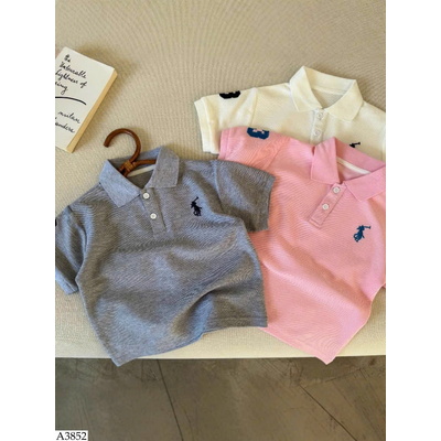 A3852 ÁO POLO CỘC TAY CHO BÉ