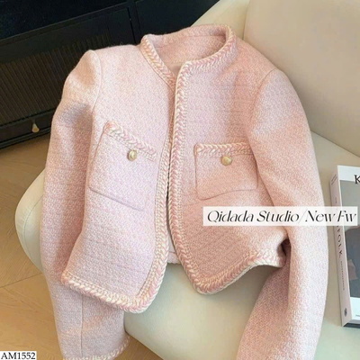 AM1552 ÁO KHOÁC DẠ HỒNG