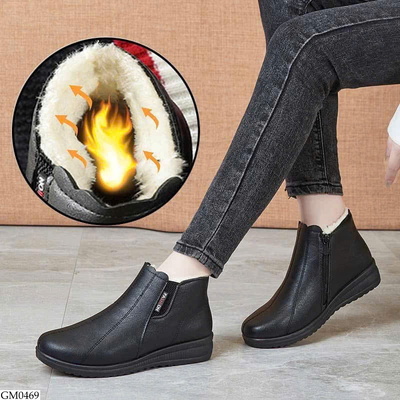 GM0469 BOOT LÓT LÔNG CỔ THẤP