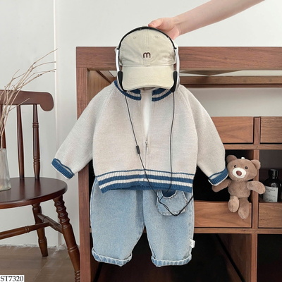ST7320 SET KHOÁC LEN MIX QUẦN JEAN BT