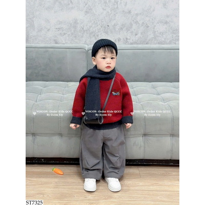 ST7325 SET ÁO LEN MAIBAO MIX QUẦN SUÔNG MUZI