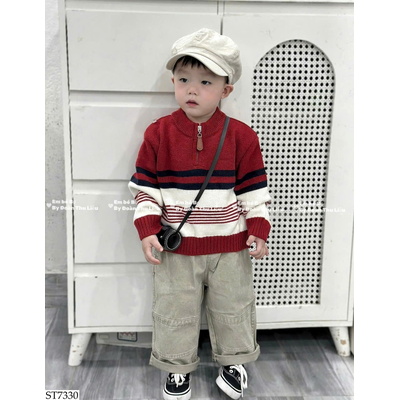 ST7330 SET ÁO LEN MAIBAO MIX QUẦN MUZI
