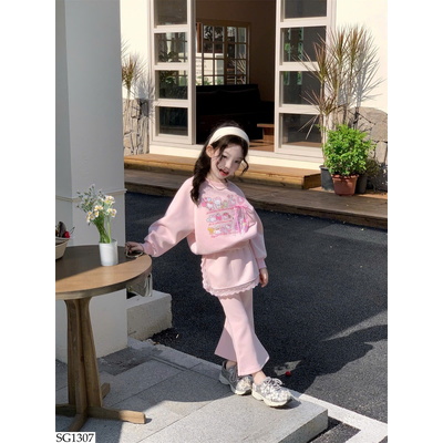 SG1307 BỘ NỈ HỒNG KITTY BG