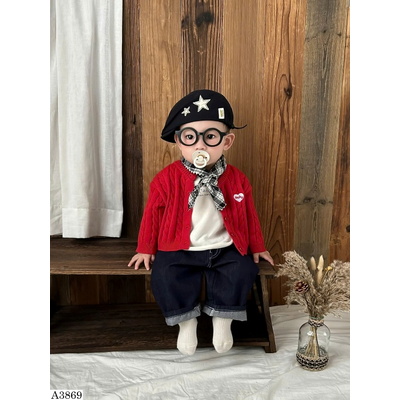 A3869 ÁO KHOÁC LEN CARDIGAN BG
