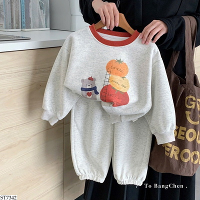 ST7342 BỘ NỈ GẤU CUTE