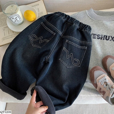QT5209 QUẦN JEANS LÓT LÔNG BT MUYE