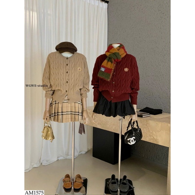 AM1575 ÁO CARDIGAN LEN VẶN THỪNG W.G.W.E