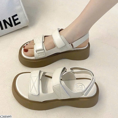 GM0495 SANDAL NỮ QUAI DÁN BASIC