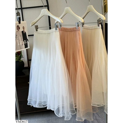 VM3617 CHÂN VÁY LƯỚI DÀI PHỐI TẦNG ANNA