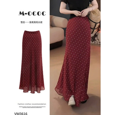 VM3616 CHÂN VÁY CHẤM BI ANNA