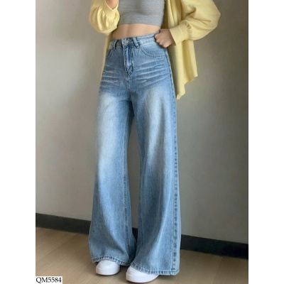 QM5584 QUẦN JEAN ỐNG RỘNG PHONG CÁCH HQ