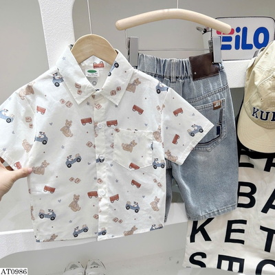 AT0986 ÁO THUN CỔ POLO HỌA TIẾT BT KACADY