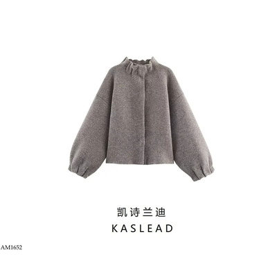 AM1652 ÁO KHOÁC LEN CỔ BÈO KASLEAD
