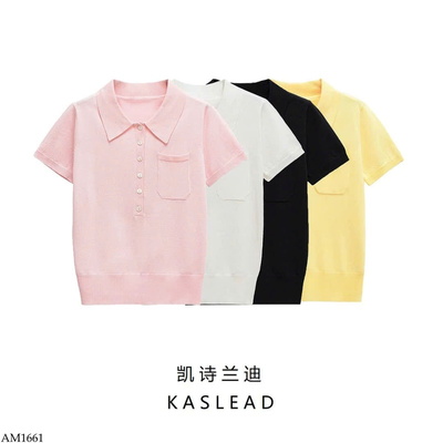 AM1661 ÁO POLO LEN CỘC TAY KASLEAD NỮ