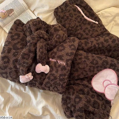 SM4418 BỘ NGỦ KITTY DA BEO NỮ