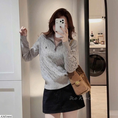 AM1664 ÁO LEN THÊU NGỰA W.G.W.E