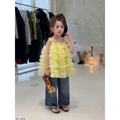 SG1404 SET ÁO VÁY TUTU MIX QUẦN JEAN BG