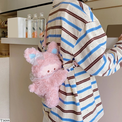 T3688 BALO HÌNH BÚP BÊ LÔNG XÙ