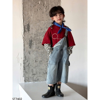ST7402 SET ÁO MIX YẾM JEAN CHO BÉ