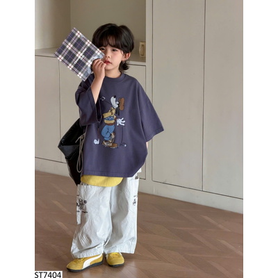 ST7404 SET ÁO THUN HÌNH CÚN MIX QUẦN CHO BÉ