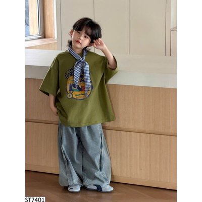 ST7401 SET ÁO THUN MIX QUẦN CHO BÉ