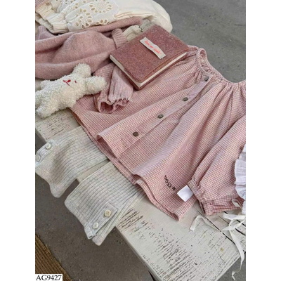 AG9427 ÁO SƠ MI KẺ CARO BG