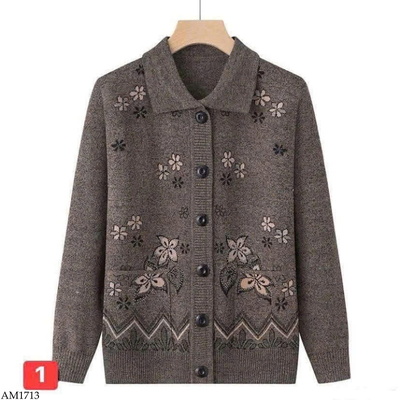 AM1713 ÁO CARDIGAN LEN TRUNG NIÊN