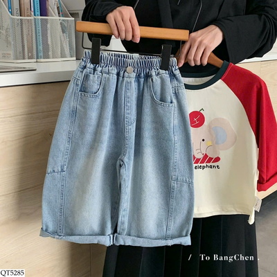 QT5285 QUẦN JEAN ỐNG RỘNG CHO BT
