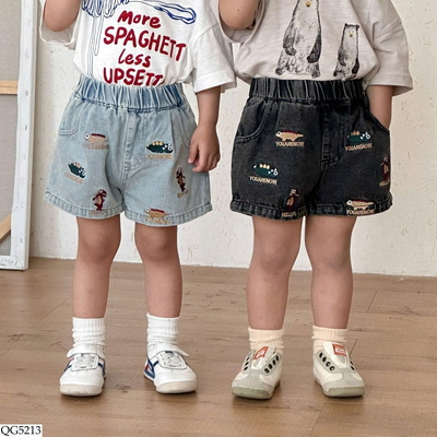 QG5213 QUẦN SHORT JEAN CHO BÉ GÁI