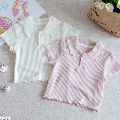 AG9441 ÁO POLO VIỀN BÈO CHO BG