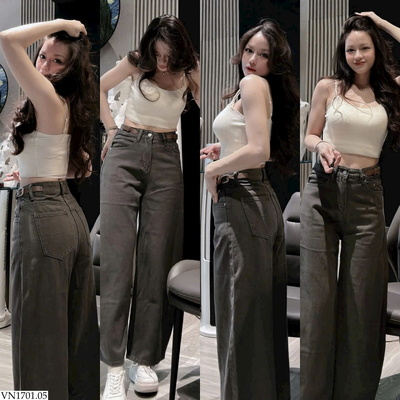 VN1701.05 QUẦN JEAN SUÔNG CHO NỮ