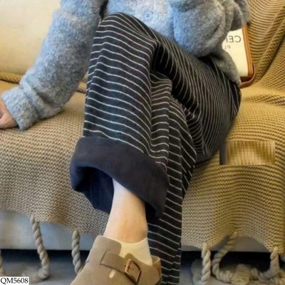 QM5608 QUẦN NỈ KẺ LÓT LÔNG