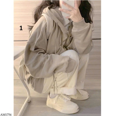 AM1754 BST ÁO KHOÁC NỈ CÓ MŨ