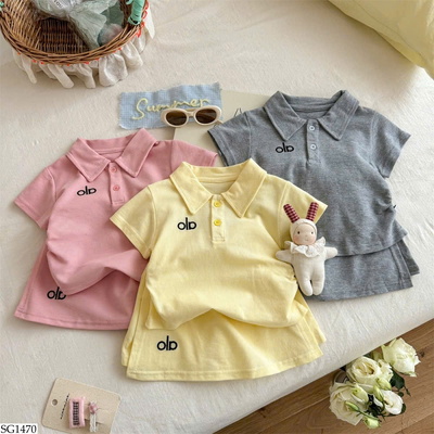 SG1470 BỘ POLO CHỮ ALO CHO NỮ