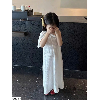 V9237 VÁY LỆCH VAI CHO BÉ