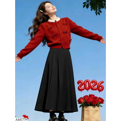 AM1779 ÁO LEN NƠ CỔ REN
