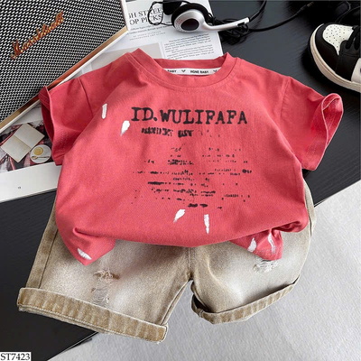 ST7423 BỘ SHORT CHO BÉ