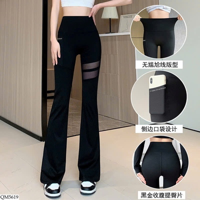 QM5619 QUẦN YOGA ỐNG LOE CHO NỮ