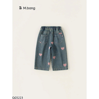 QG5223 QUẦN JEAN TRÁI TIM BABYCITY CHO BÉ