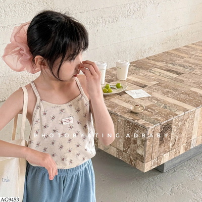 AG9453 ÁO YẾM HOA NHÍ ADBABY