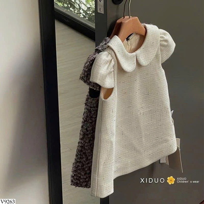 V9263 VÁY DẠ CỔ BÚP BÊ BG