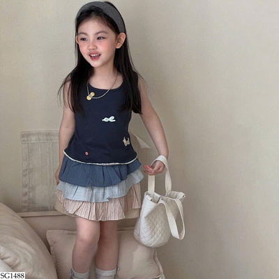 SG1488 SET ÁO SÁT NÁCH MIX CV TẦNG BG