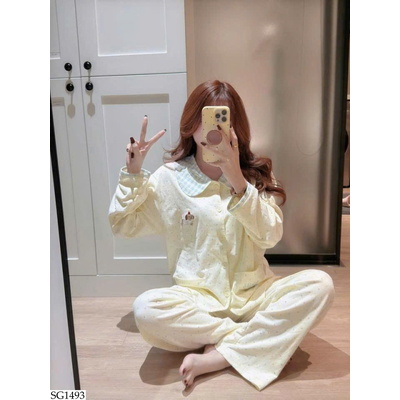 SG1493 BỘ PIJAMA CÚN CHẤM BI