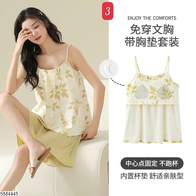 SM4445 BỘ NGỦ 2 DÂY QUẦN ĐÙI CHO NỮ