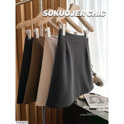 VM3652 CHÂN VÁY DẠ CHỮ A