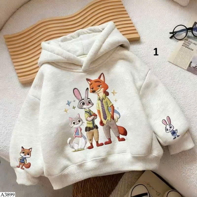 A3899 ÁO HOODIE HOẠT HÌNH ZOOTOPIA