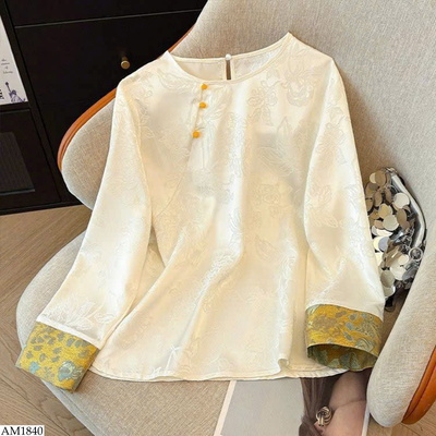 AM1840 ÁO HOA NỔI TAY LỠ 