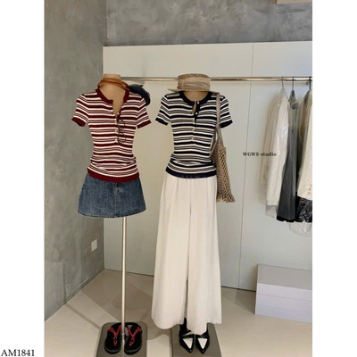 AM1841 ÁO KẺ CỘC TAY W.G.W.E