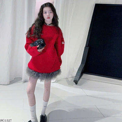 SG1527 SET ÁO LEN MIX CV VOAN XÙ BG