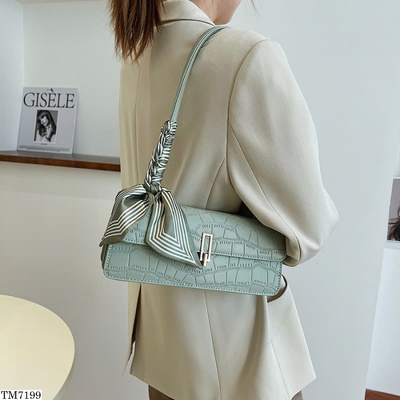 TM7200 TUI XÁCH DA BUỘC NƠ NỮ